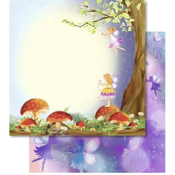 Scrapbook Paper Premium Glitter 30,5x30,5cm VE=25 Blatt Motiv 137