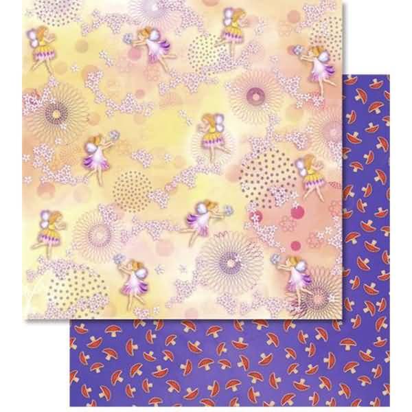 Scrapbook Paper Premium Glitter 30,5x30,5cm VE=25 Blatt Motiv 141