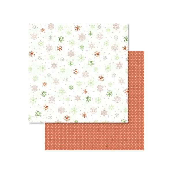 Scrapbook Paper Classic Christmas rot/grün12x12 Zoll VE=5 Blatt Motiv 3