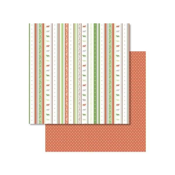 Scrapbook Paper Classic Christmas rot/grün12x12 Zoll VE=5 Blatt Motiv 4