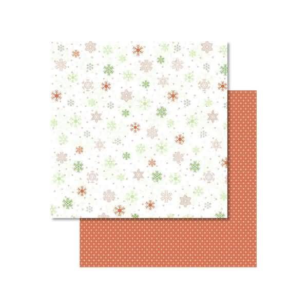 Scrapbook Paper Classic Christmas rot/grün12x12 Zoll VE=25 Blatt Motiv 3