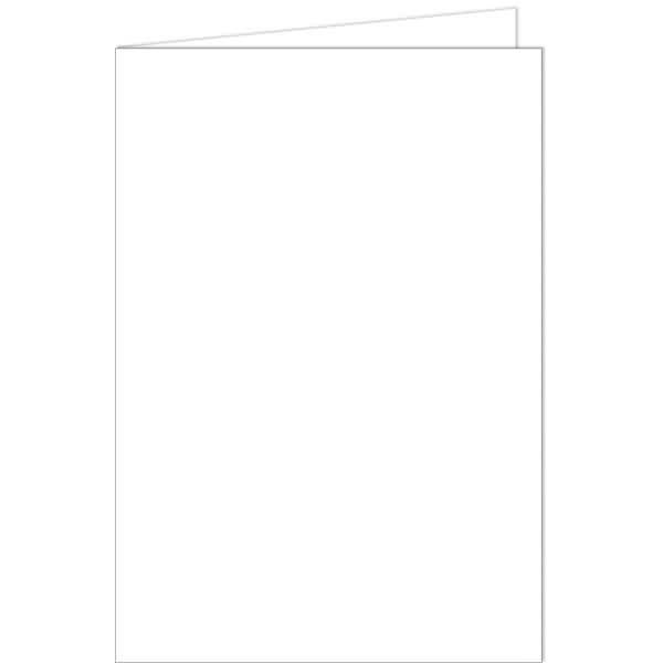 Briefkarten A6 quer doppelt VE=100 Stück weiß