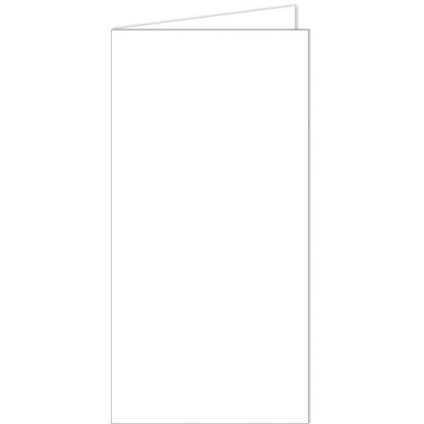 Briefkarten DINlang hoch doppelt VE=100 Stück weiß