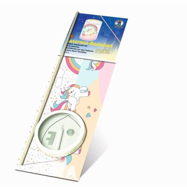 Laternen-Bastelset 26 Einhorn