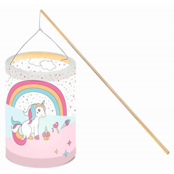 Laternen-Bastelset 26 Einhorn