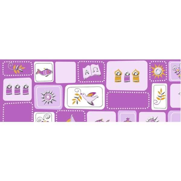 Transparentpapier Glory Brombeer 115g/qm A4 VE=5 Blatt Motiv 01