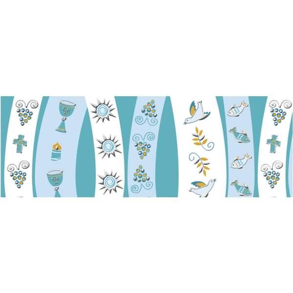 Transparentpapier Glory petrol 115g/qm A4 VE=25 Blatt Motiv 02