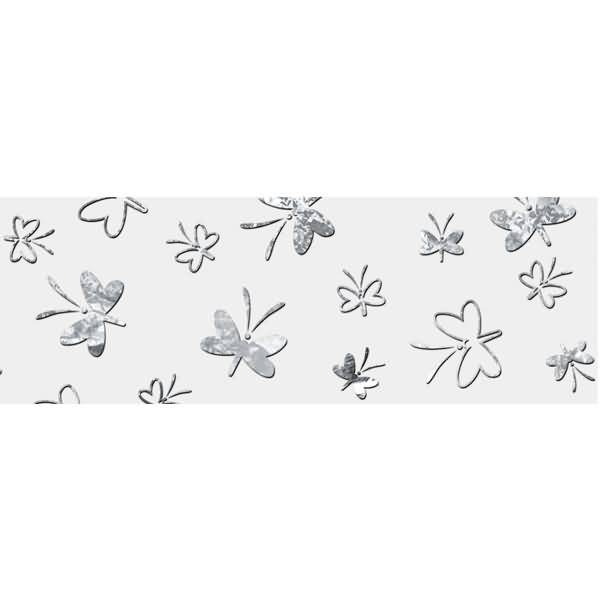 Transparentpapier Silver style 115g/qm A4 VE=5 Blatt Schmetterling