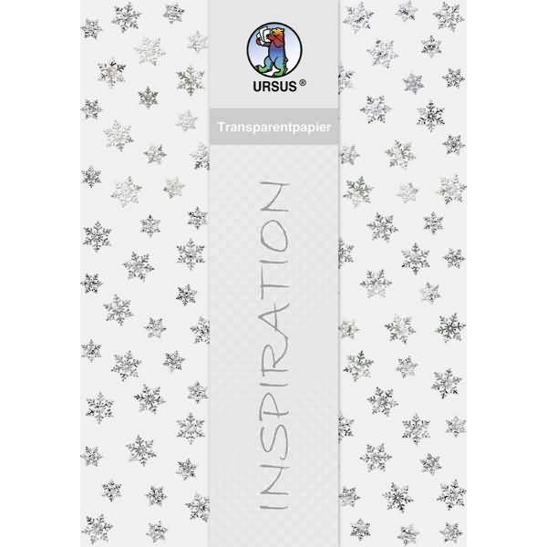 Transparentpapier Silver Style 115g/qm A4 VE=5 Blatt Schnee