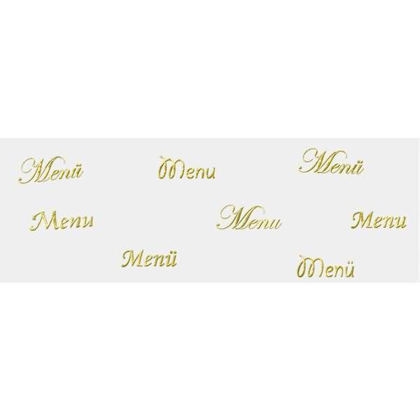 Transparentpapier Golden style 115g/qm A4 VE=5 Blatt Menü