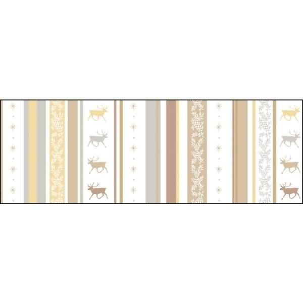 Transparentpapier 115 g/qm A4 VE=5 Blatt Classic Christmas creme/braun Motiv 4