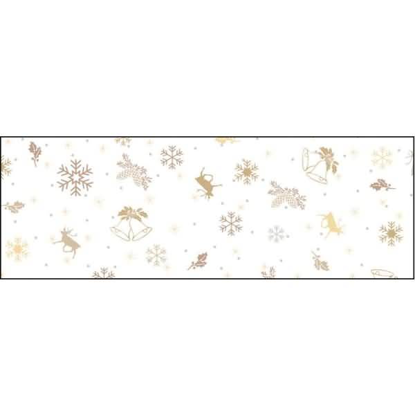 Transparentpapier 115 g/qm A4 VE=5 Blatt Classic Christmas creme/braun Motiv 5