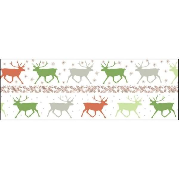 Transparentpapier 115 g/qm A4 VE=5 Blatt Classic Christmas rot/grün Motiv 02