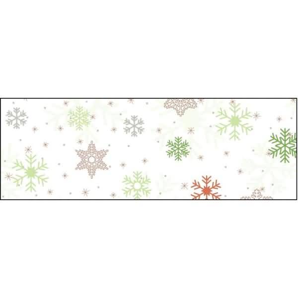 Transparentpapier 115 g/qm A4 VE=5 Blatt Classic Christmas rot/grün Motiv 03