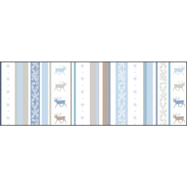 Transparentpapier 115 g/qm A4 VE=5 Blatt Classic Christmas blau/braun Motiv 4