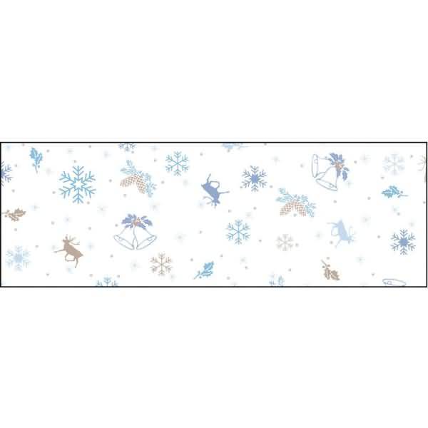 Transparentpapier 115 g/qm A4 VE=5 Blatt Classic Christmas blau/braun Motiv 5