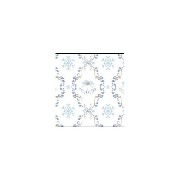 Transparentpapier Rolle 115 g/qm 50x61cm Classic Christmas blau/braun Motiv 01