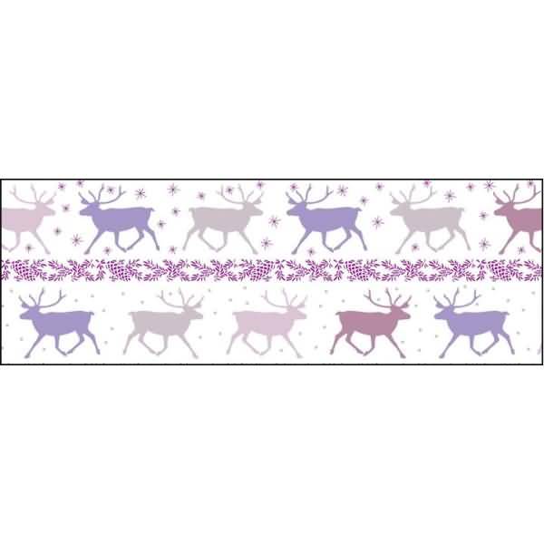Transparentpapier 115 g/qm A4 VE=5 Blatt Classic Christmas flieder/brombeer Motiv 02