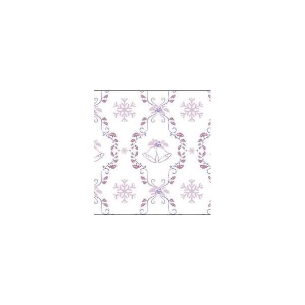 Transparentpapier Rolle 115 g/qm 50x61cm Classic Christmas flieder/brombeer Motiv 01