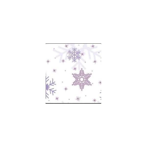 Transparentpapier Rolle 115 g/qm 50x61cm Classic Christmas flieder/brombeer Motiv 03