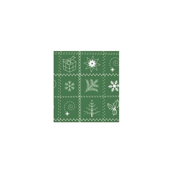 Transparentpapier 115 g/qm A4 VE=25 Blatt Country Christmas grün