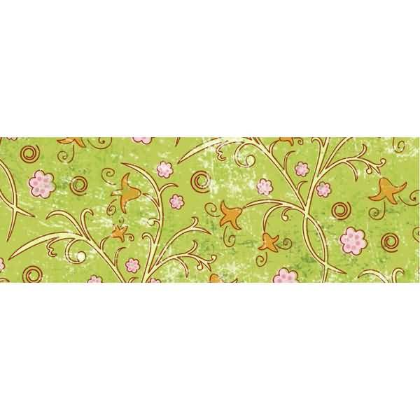 Transparentpapier 115g/qm A4 VE=5 Blatt Paradiso grün Motiv 02