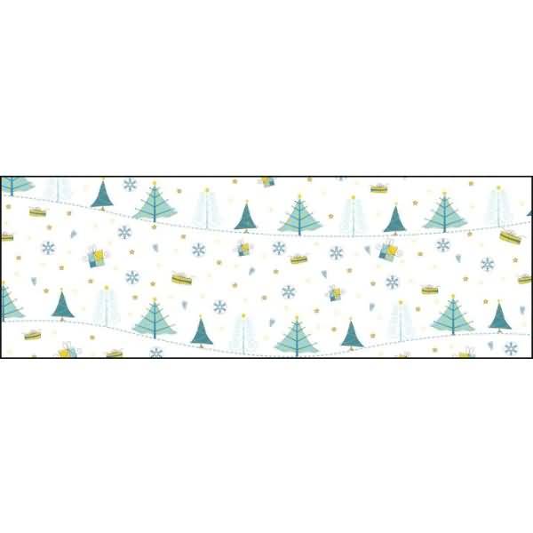 Transparentpapier 115 g/qm A4 VE=5 Blatt Magic Christmas petrol