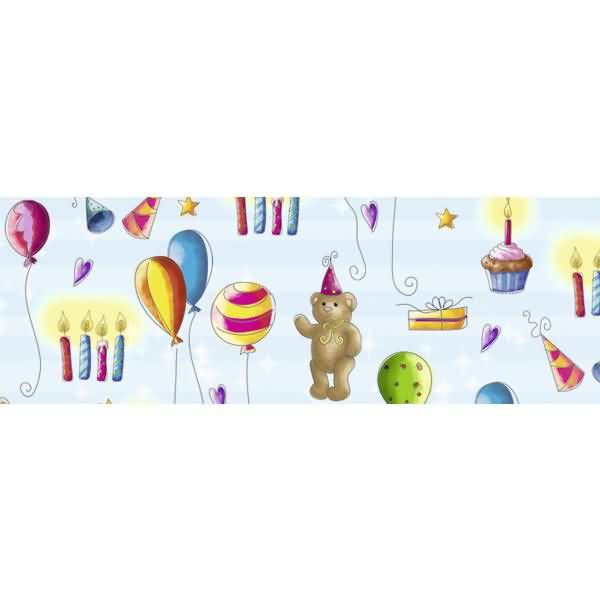 Transparentpapier Rolle 115g/qm 50x61cm Party Motiv 01