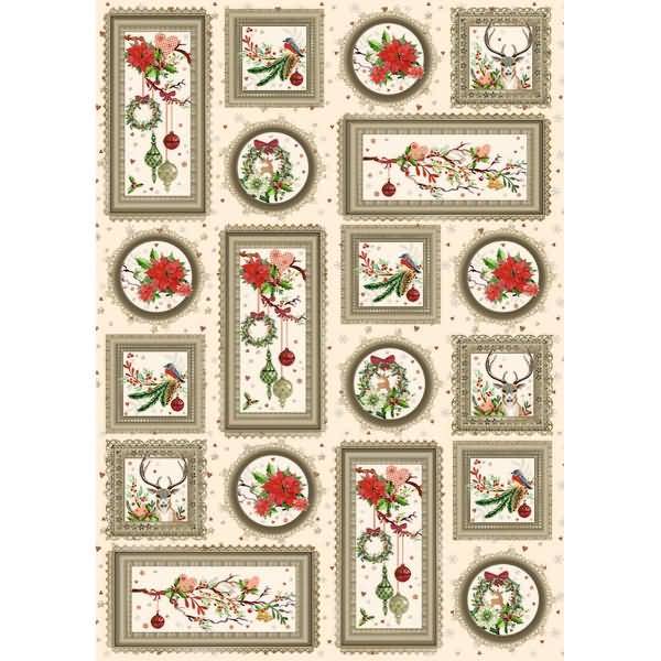 Transparentpapier 115g/qm A4 VE=5 Blatt Weihnachtszauber Motiv 01