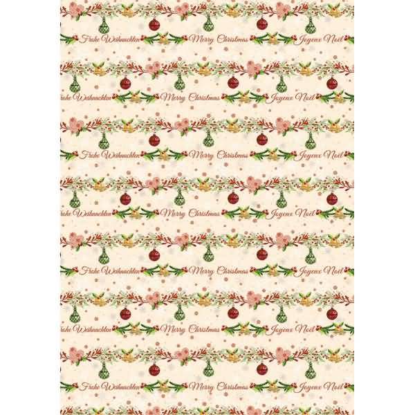 Transparentpapier 115g/qm A4 VE=25 Blatt Weihnachtszauber Motiv 02