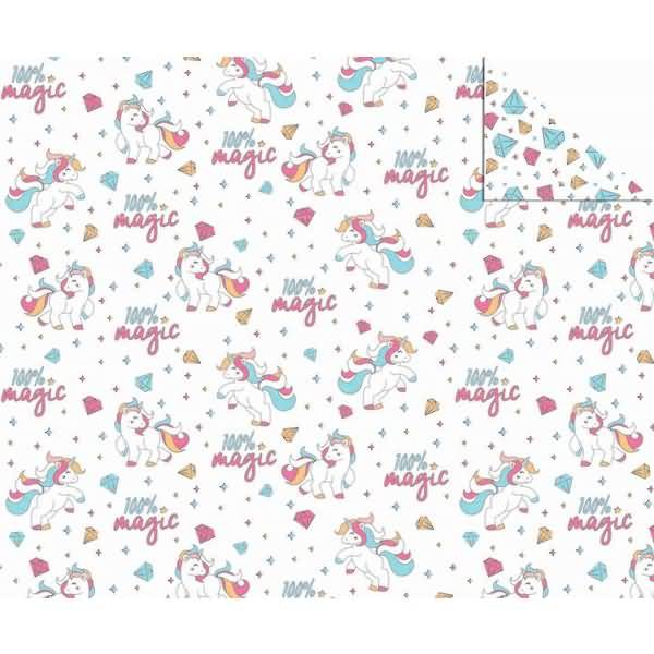 Transparentpapier 115g/qm A4 VE=5 Blatt Einhorn Motiv 01