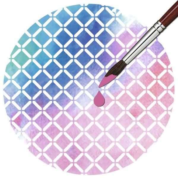 Zauberpapier 250g/qm 48x67cm Rauten