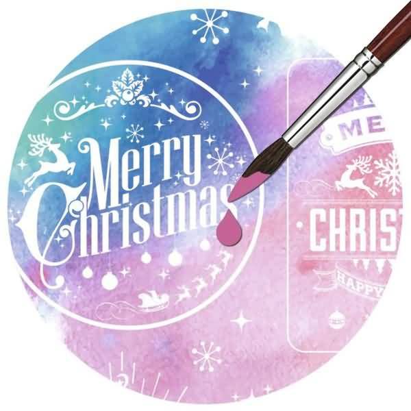 Zauberpapier 250g/qm 48x67cm Merry Christmas