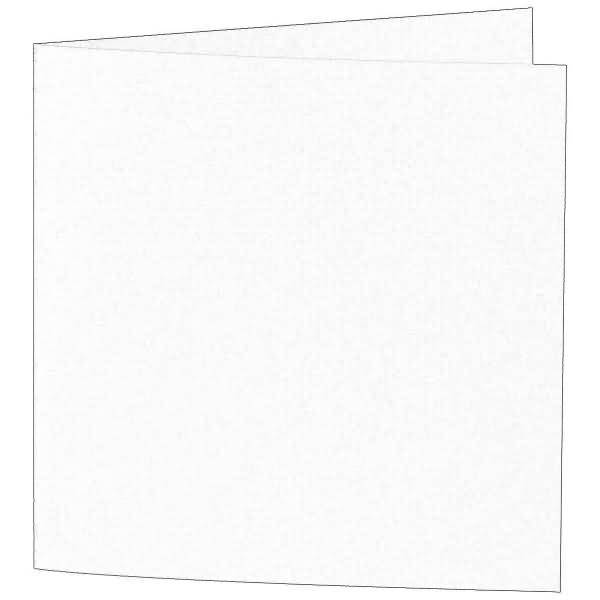 Doppelkarte 15,7x15,7cm 220 g/qm quadratisch weiß