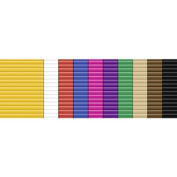 Bastelwellpappe 50x70cm VE=10 Bogen 10 Farben sortiert