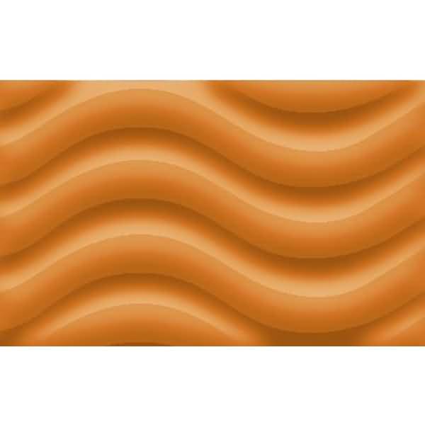 Laternen rund 3D-Wellpappe 21cm VE=10 Stück orange