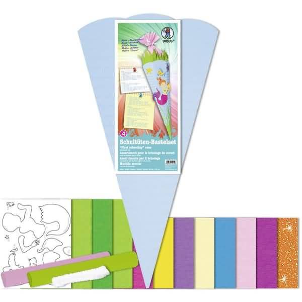 Schultüten-Bastelset 68cm Meerjungfrau