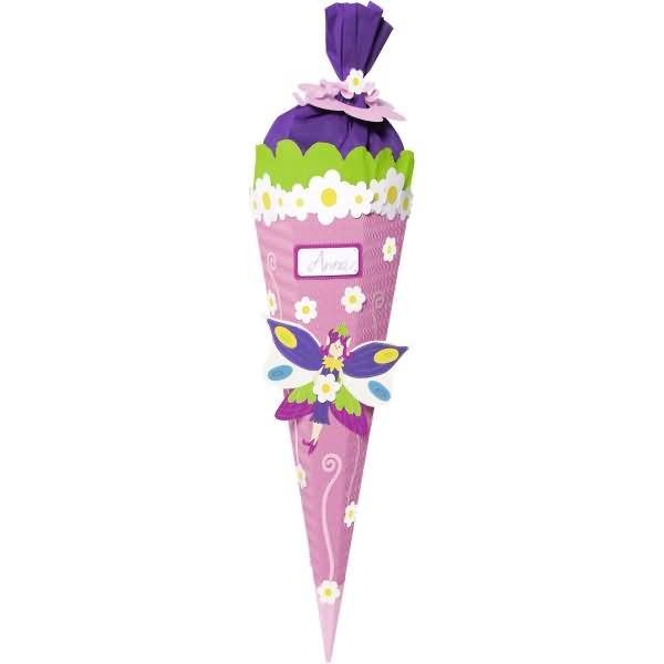 Schultüten-Bastelset 68cm Elfe 1