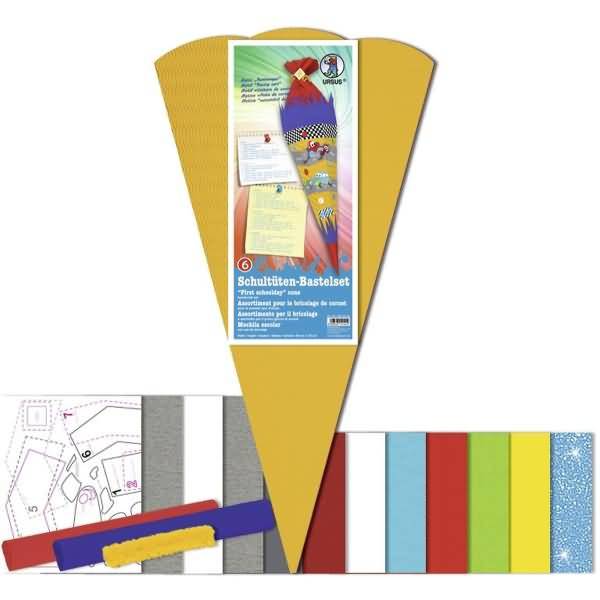 Schultüten-Bastelset 68cm Rennwagen