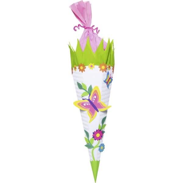Schultüten-Bastelset 68cm Schmetterling