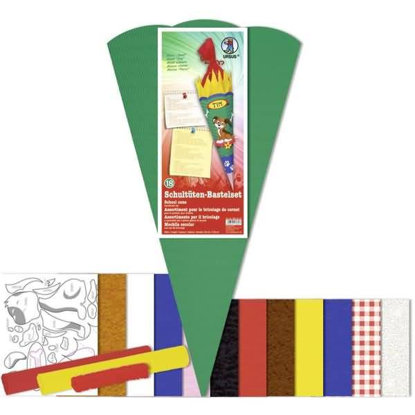 Schultüten-Bastelset 68cm Hunde