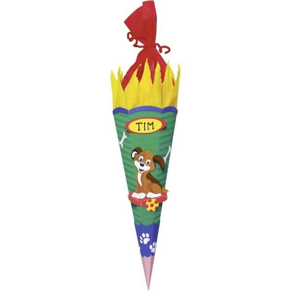 Schultüten-Bastelset 68cm Hunde