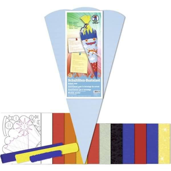 Schultüten-Bastelset 68cm Flugzeug