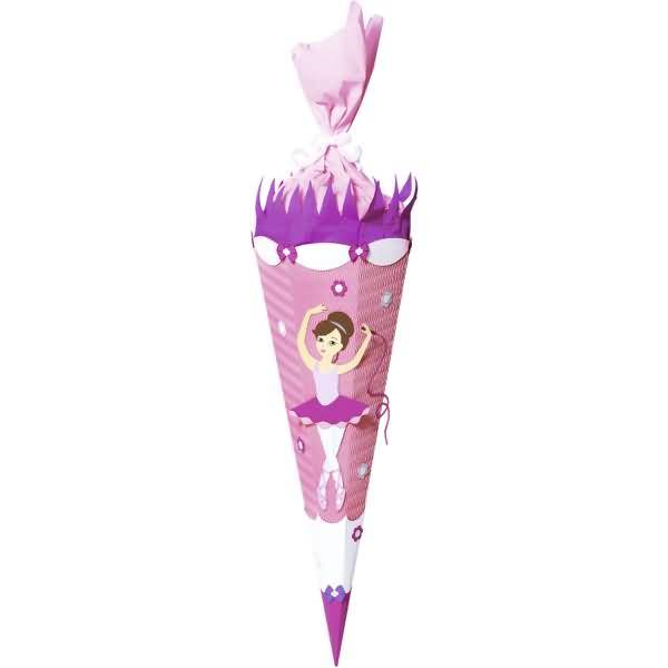 Schultüten-Bastelset 68cm Ballerina
