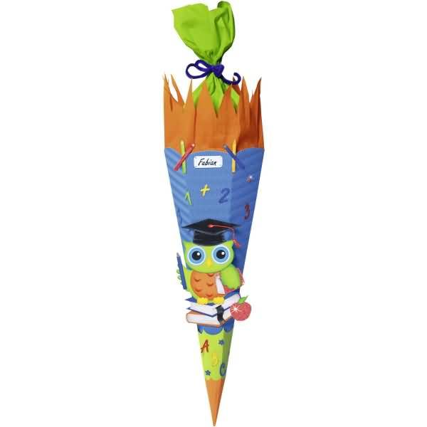 Schultüten-Bastelset 68cm Eule 2