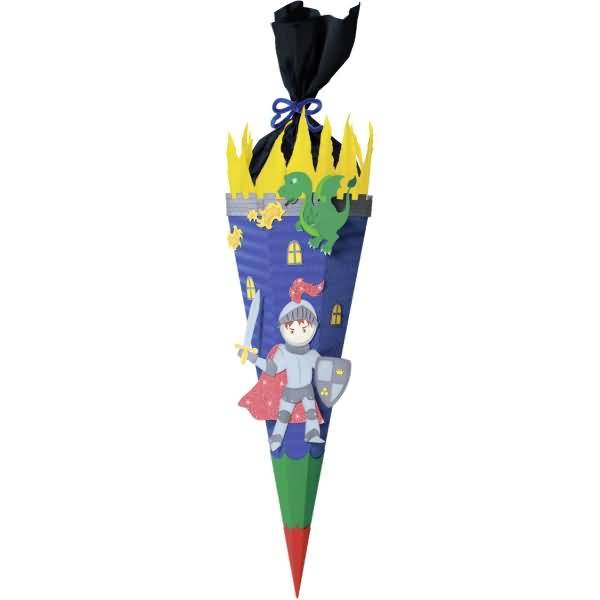 Schultüten-Bastelset 68cm Ritter 2