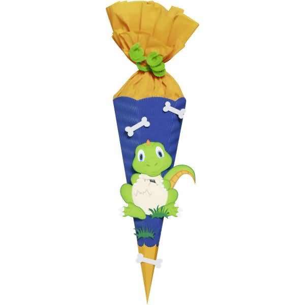 Schultüten-Bastelset-Mini 41cm Dino