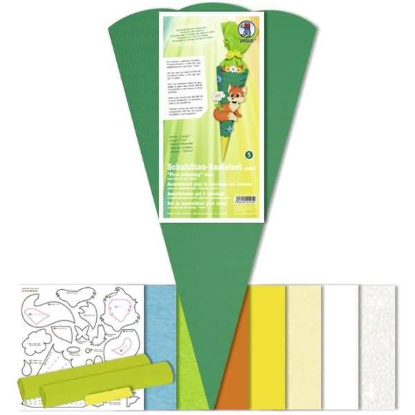 Schultüten-Bastelset-Mini 41cm Fuchs