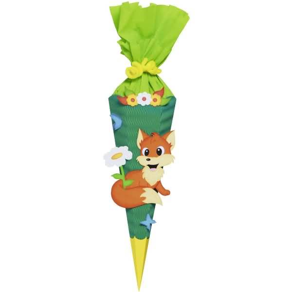 Schultüten-Bastelset-Mini 41cm Fuchs