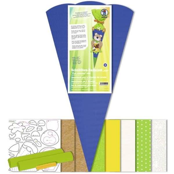 Schultüten-Bastelset-Mini 41cm Bär